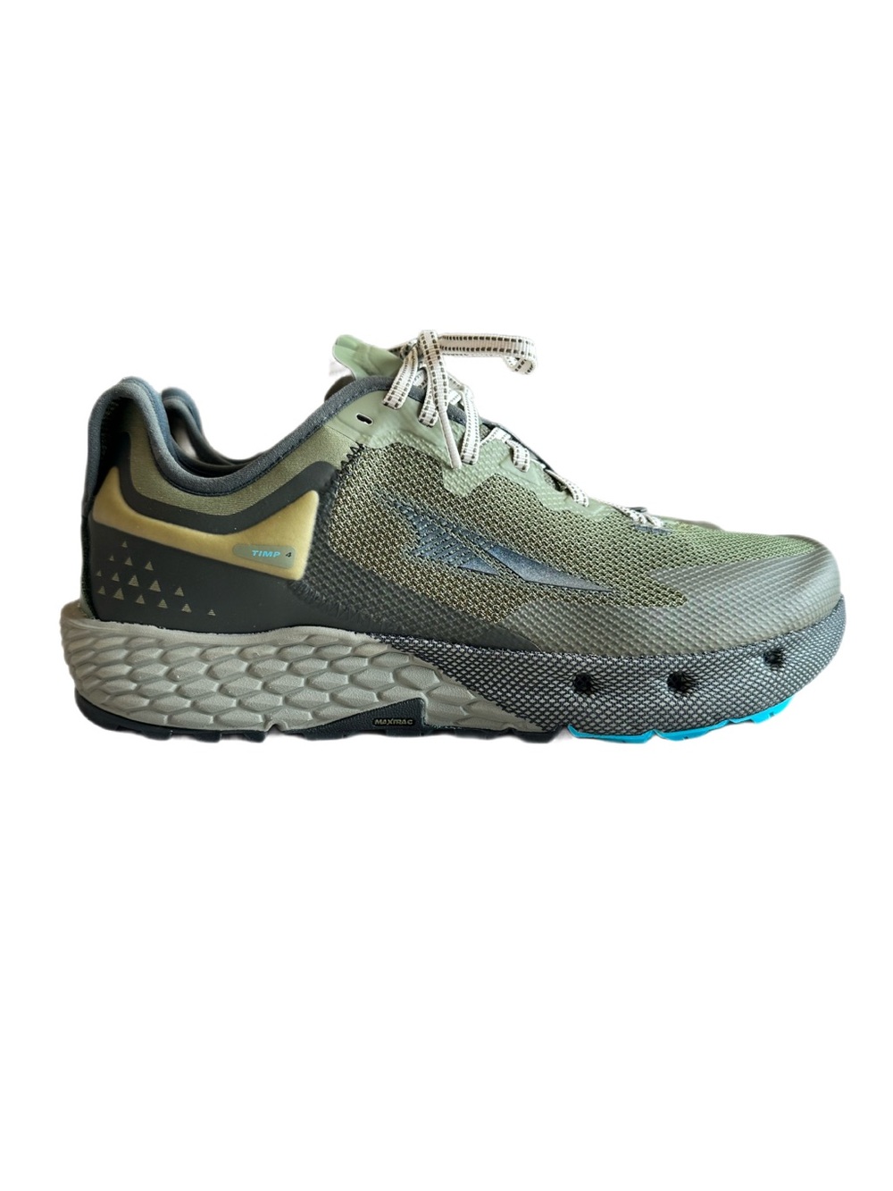 Men’s Altra Timp 4 Trail Running Shoes Dusty Olive Size 11.5
